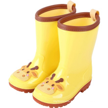 New Fashion Classic Children's Shoes PVC Rubber Kids Baby Cartoon Shoes Children's Water Shoes Waterproof Rain Boots